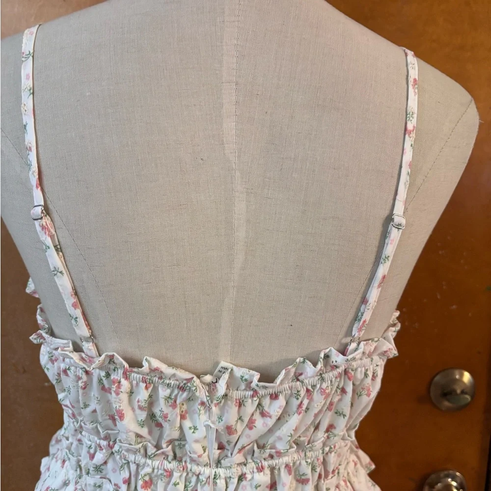 NWT Spring & Summer maxi dress.  Tea length. Medium - Picture 5 of 6